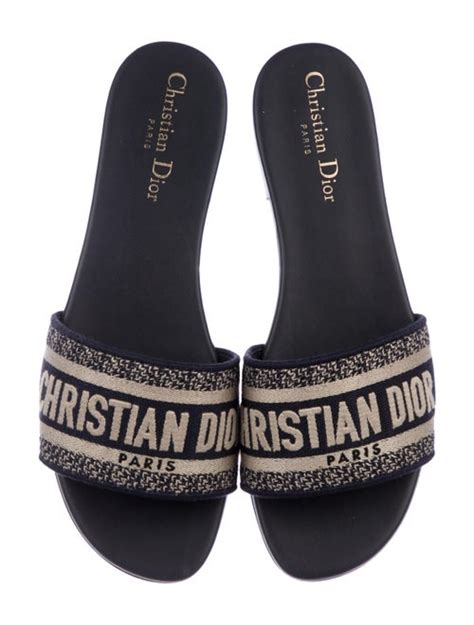 christian dior slides saks|christian dior sandals for women.